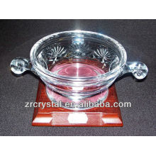 Wonderful Crystal Container Component wooden base